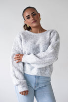 Oh Hello Clothing Women > Clothing > Knitwear ONE SIZE (6/12) Larson Two Way Twist Knit Jumper | Grey