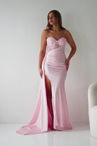 Oh Hello Clothing Dresses > Prom Dresses Lavelle Glitter Bodycon Gown | Pink