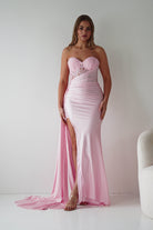 Oh Hello Clothing Dresses > Prom Dresses Lavelle Glitter Bodycon Gown | Pink