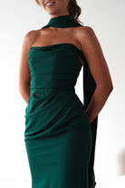 Lisa Multiway Chiffon Gown | Hunter Green | Debs & Prom | Formal Gown | Oh Hello Clothing