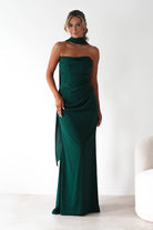 Lisa Multiway Chiffon Gown | Hunter Green | Debs & Prom | Formal Gown | Oh Hello Clothing