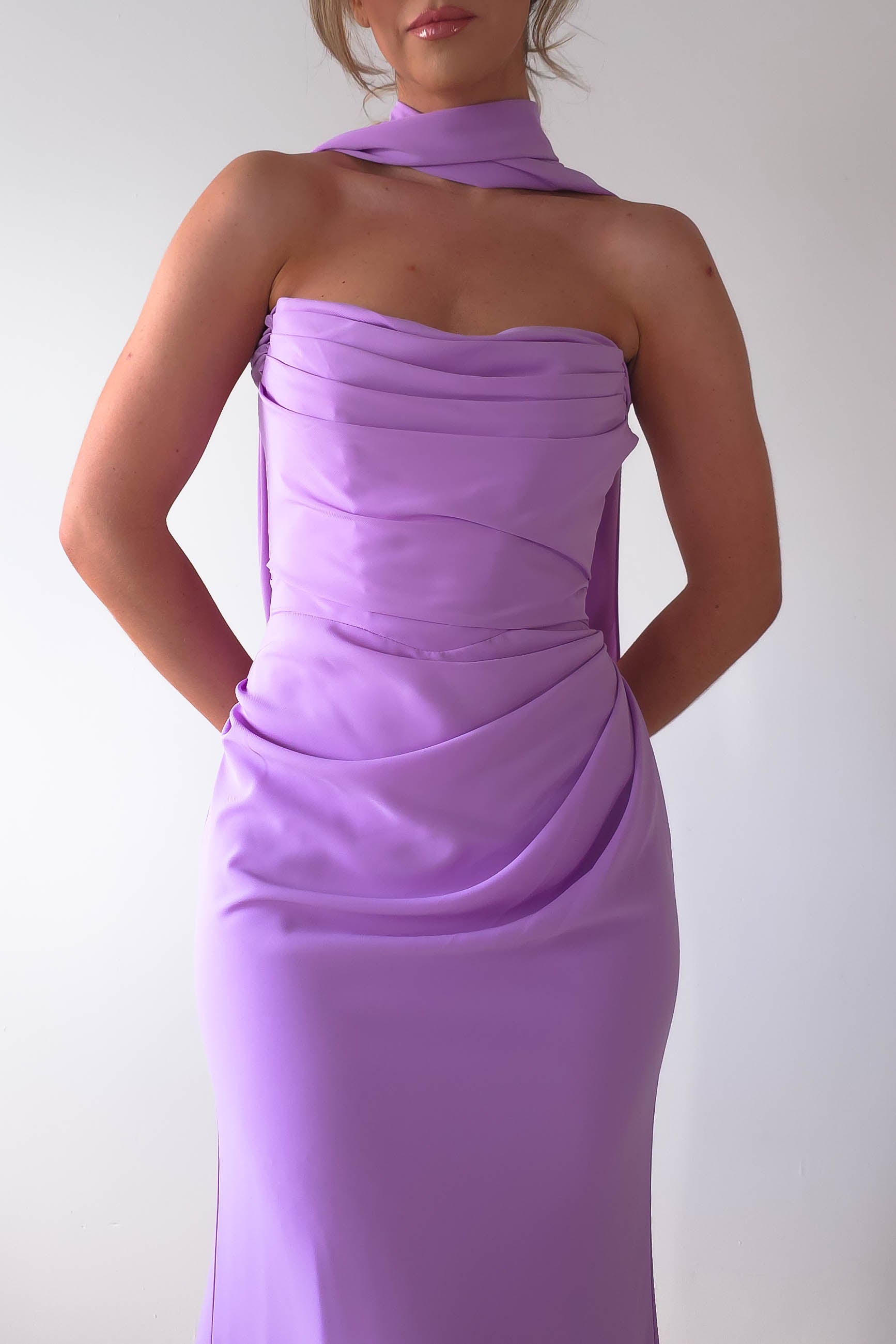 Lisa Multiway Chiffon Gown | Lilac