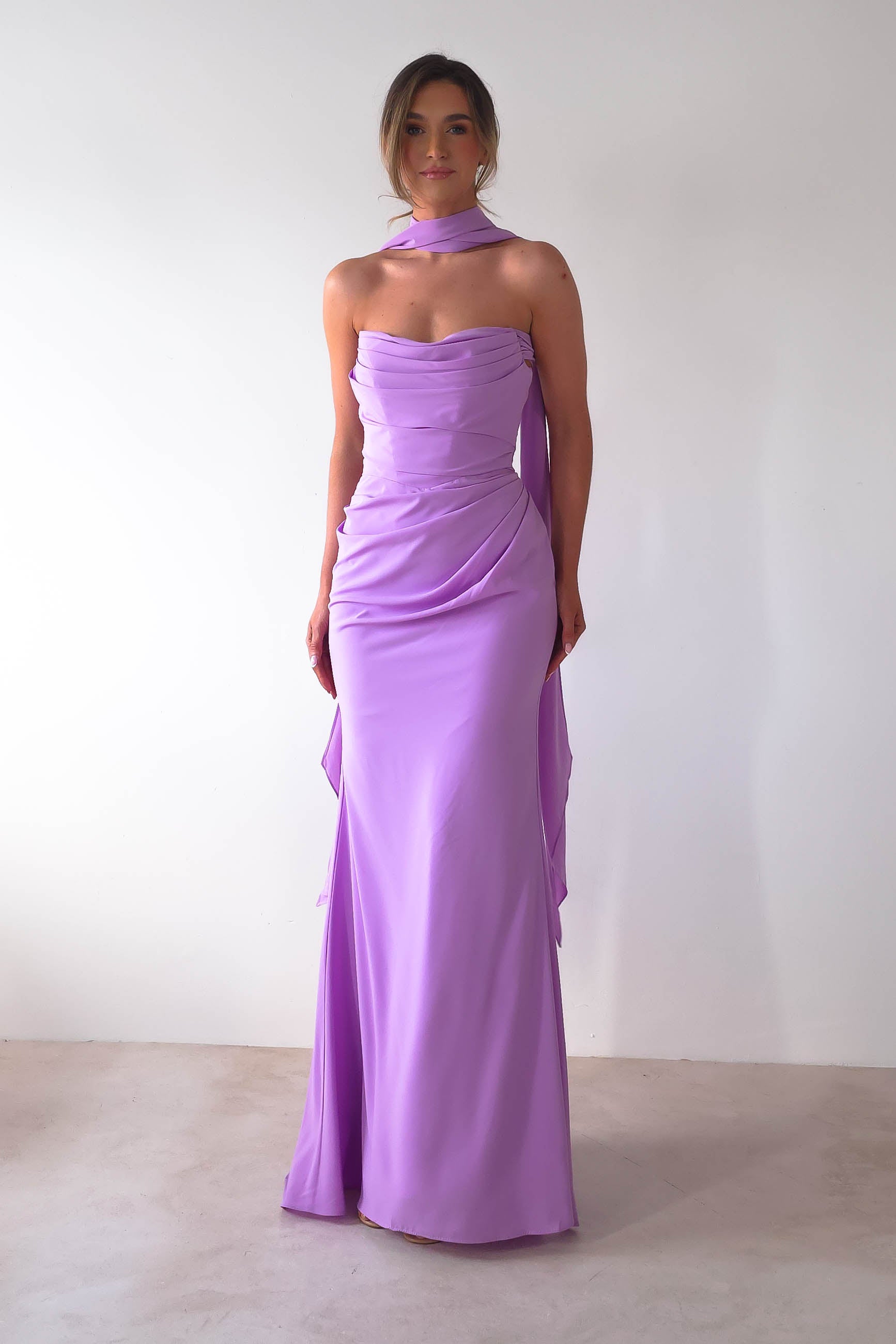 Lisa Multiway Chiffon Gown | Lilac