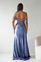 Oh Hello Clothing Women > Clothing > Dresses Margot Embellished Bodice Gown | Dusty Blue