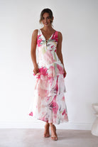 Oh Hello Clothing Women > Clothing > Dresses Marisol Floral Print Tiered Maxi Dress | Mixed Print
