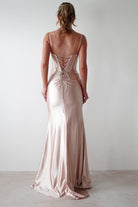 Meaghan Bodycon Gown | Champagne | Debs & Prom | Formal Gown | Oh Hello Clothing