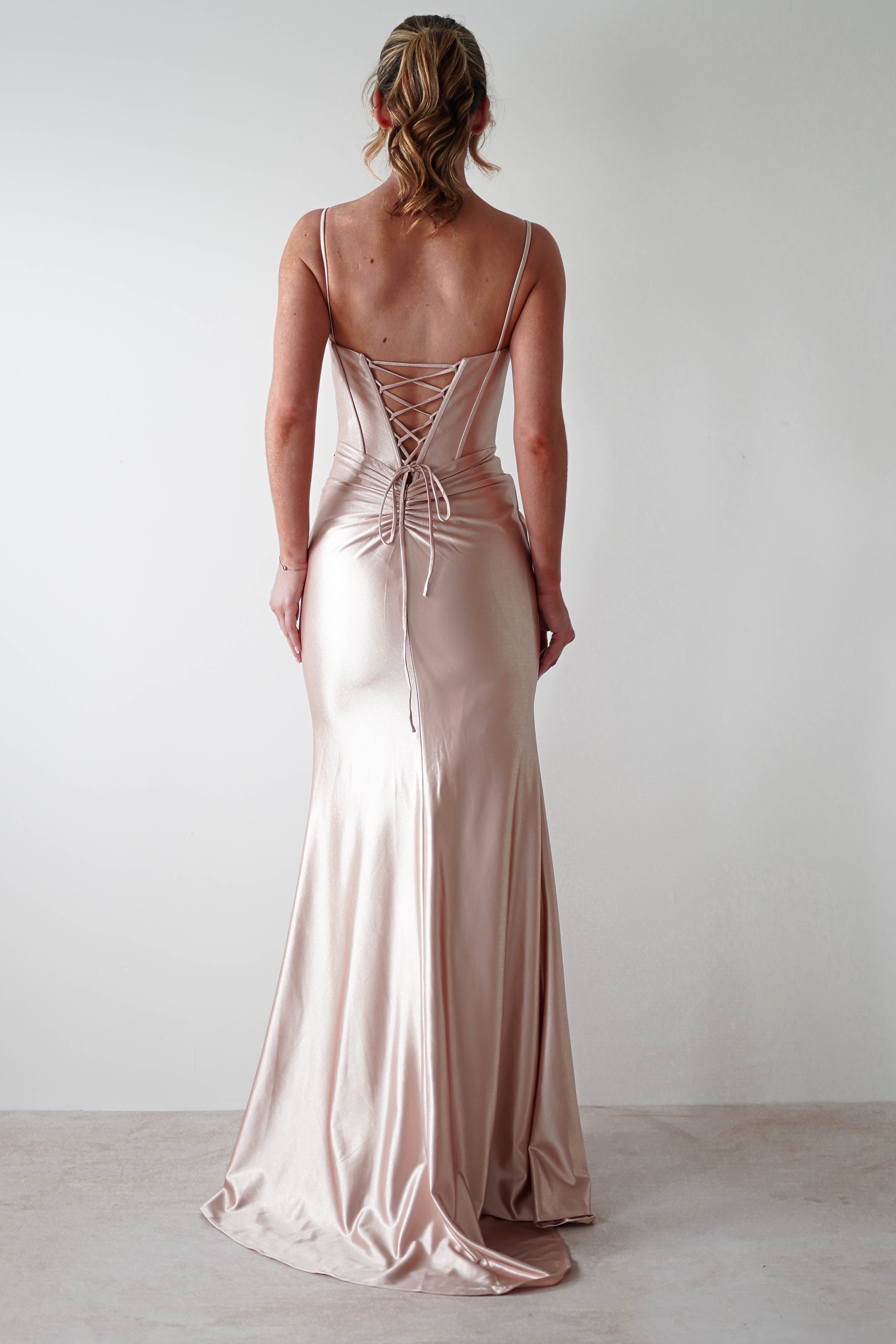 Meaghan Bodycon Gown | Champagne