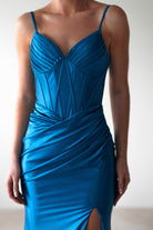 Meaghan Bodycon Gown | Turquoise | Debs & Prom | Formal Gown | Oh Hello Clothing
