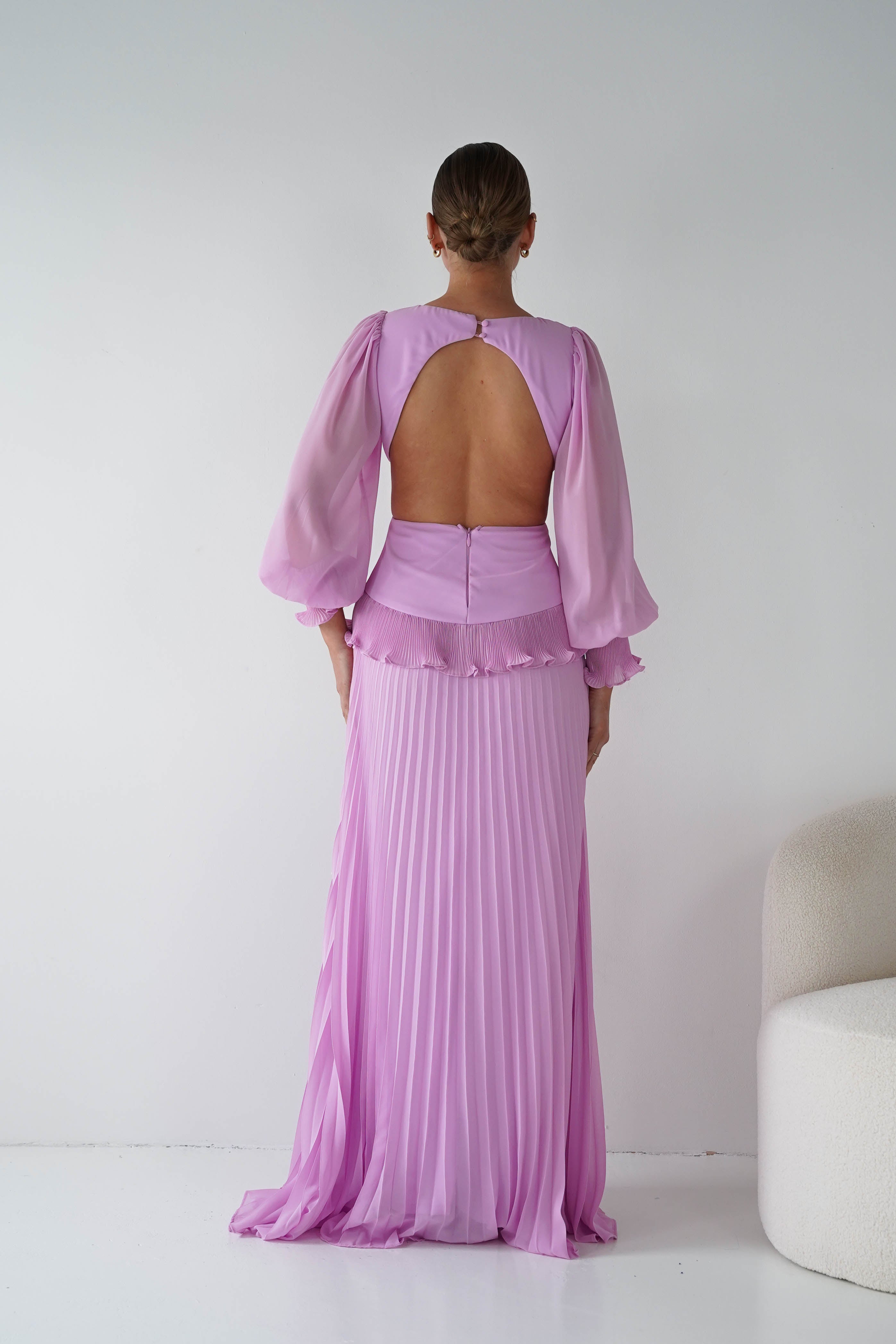Oh Hello Clothing Women > Clothing > Dresses Middleton Pleated Maxi Dress | Pink