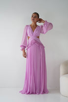 Oh Hello Clothing Women > Clothing > Dresses Middleton Pleated Maxi Dress | Pink