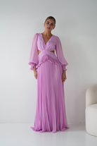 Oh Hello Clothing Women > Clothing > Dresses Middleton Pleated Maxi Dress | Pink