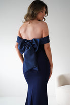 Oh Hello Clothing Women > Clothing > Dresses Miranda Bodycon Bow Back Dress | Navy
