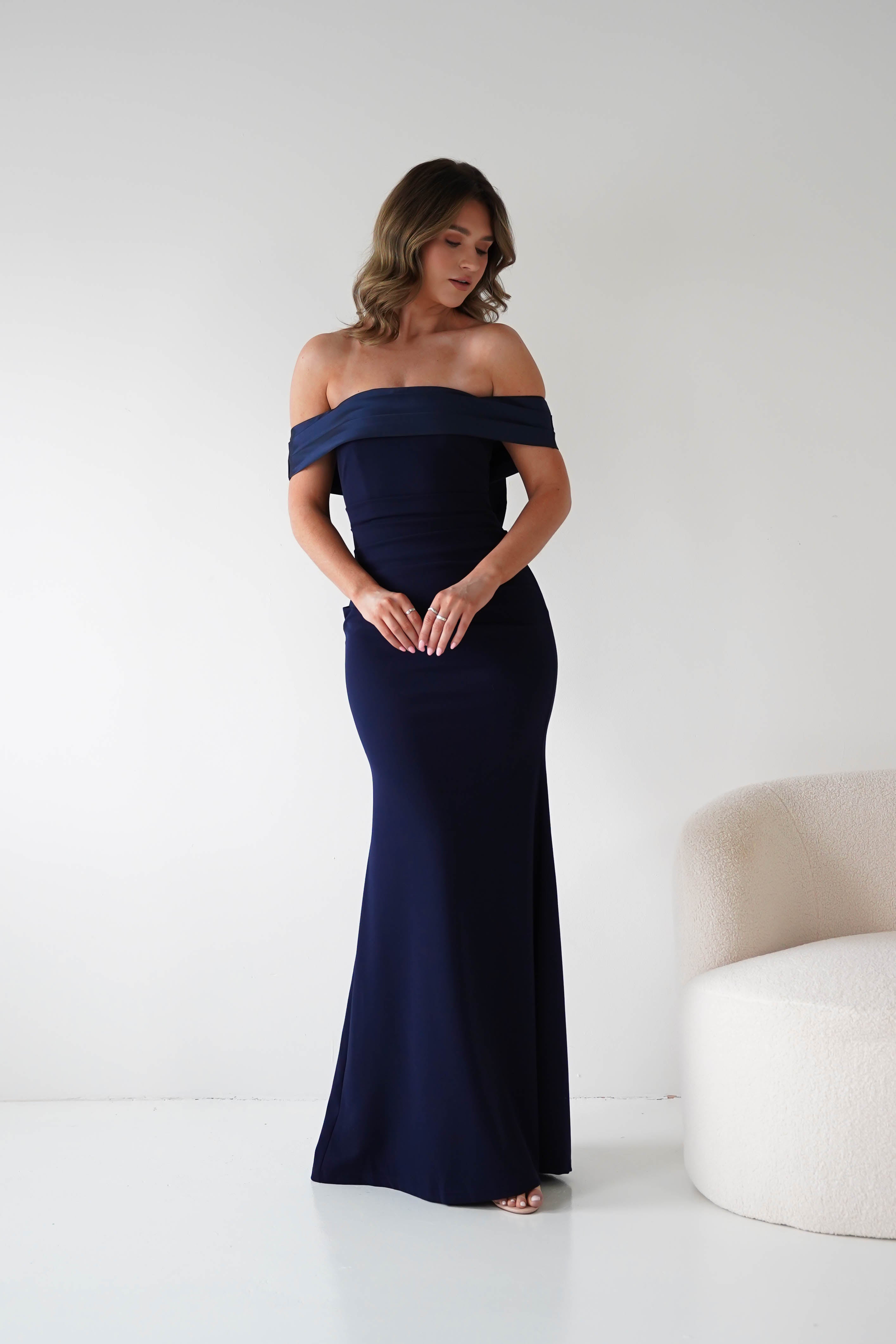 navy dresses women Blue A-Line V-Neck 3/4 Lace Sleeves Mother of the Bride Dress Rightfully named the Madame Monet dress Miranda Bodycon Bow Back Dress