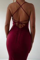 Monette Bodycon Maxi Gown | Burgundy | Debs & Prom | Formal Gown | Oh Hello Clothing