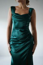 Monica Off The Shoulder Gown | Emerald Green | Debs & Prom | Formal Gown | Oh Hello Clothing