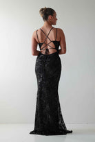 Oh Hello Clothing Dresses 1*DONE -LOVESOME-CD30340-BLACK SEQUIN DRESS