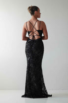 Oh Hello Clothing Dresses 1*DONE -LOVESOME-CD30340-BLACK SEQUIN DRESS