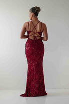 Oh Hello Clothing Dresses 1*DONE -LOVESOME-CD30340-RED SEQUIN DRESS (Copy)