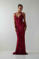 Oh Hello Clothing Dresses 1*DONE -LOVESOME-CD30340-RED SEQUIN DRESS (Copy)