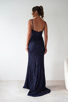 Nalita Bodycon Sequin Gown | Navy | Debs & Prom | Formal Gown | Oh Hello Clothing