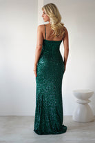 Narissa Sequin Maxi Gown | Green | Debs & Prom | Formal Gown | Oh Hello Clothing