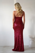 Narissa Sequin Maxi Gown | Red | Debs & Prom | Formal Gown | Oh Hello Clothing