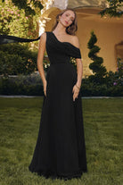 Oh Hello Clothing Women > Clothing > Dresses Ninette Off The Shoulder Chiffon Maxi Dress | Black