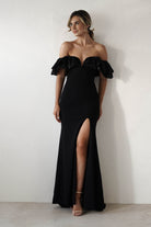 Olympia Off The Shoulder Gown | Black | Debs & Prom | Formal Gown | Oh Hello Clothing