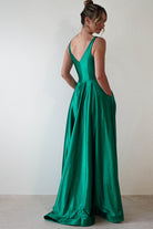Penelope Glitter Princess Gown | Green | Debs & Prom | Formal Gown | Oh Hello Clothing