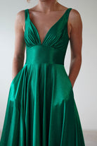 Penelope Glitter Princess Gown | Green | Debs & Prom | Formal Gown | Oh Hello Clothing