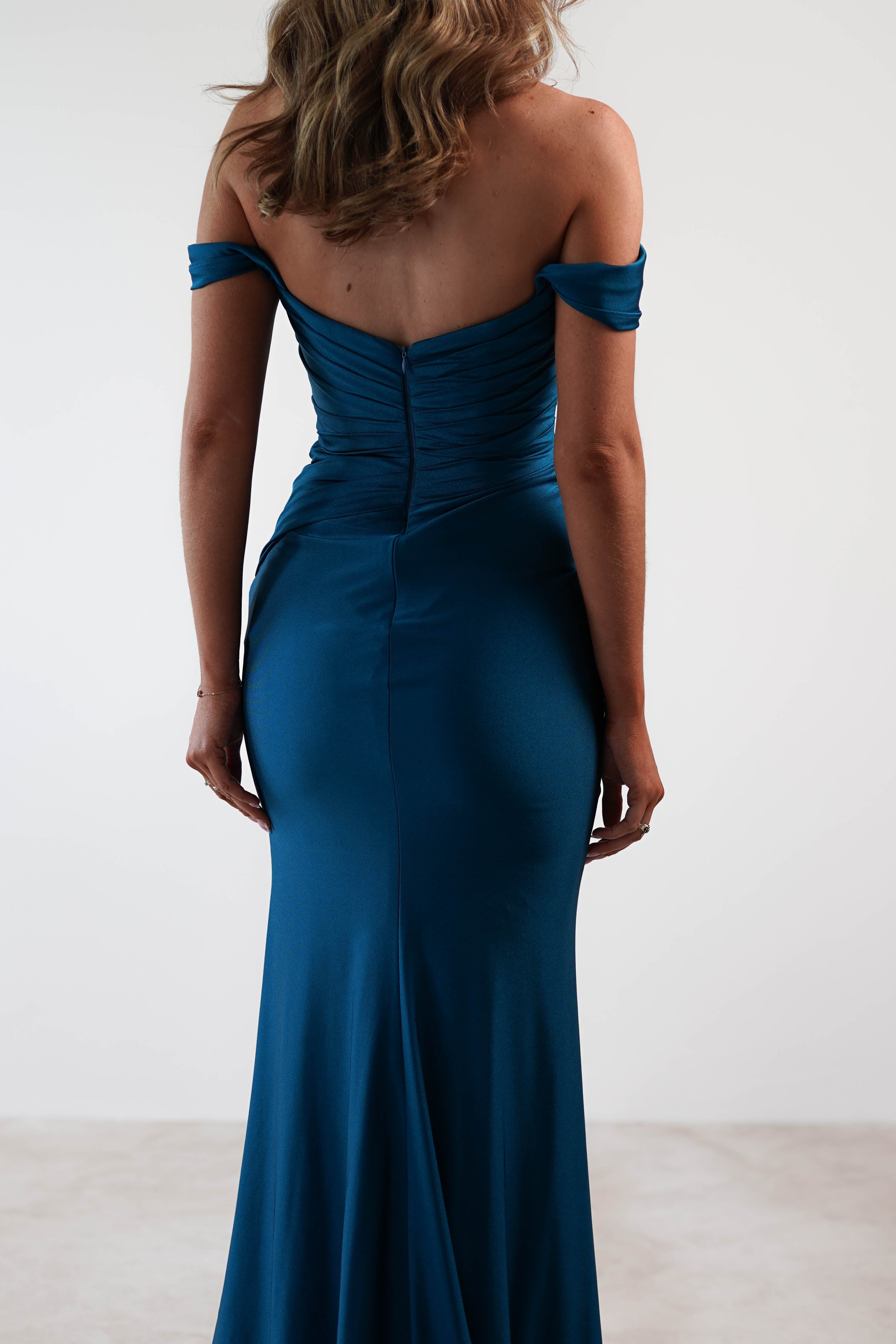 Pepper Bodycon Gown | Teal