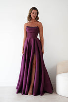Oh Hello Clothing Dresses > Prom Dresses Pepper Strapless A-Line Maxi Gown | Berry