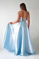 Oh Hello Clothing Dresses > Prom Dresses Pepper Strapless A-Line Maxi Gown | Blue