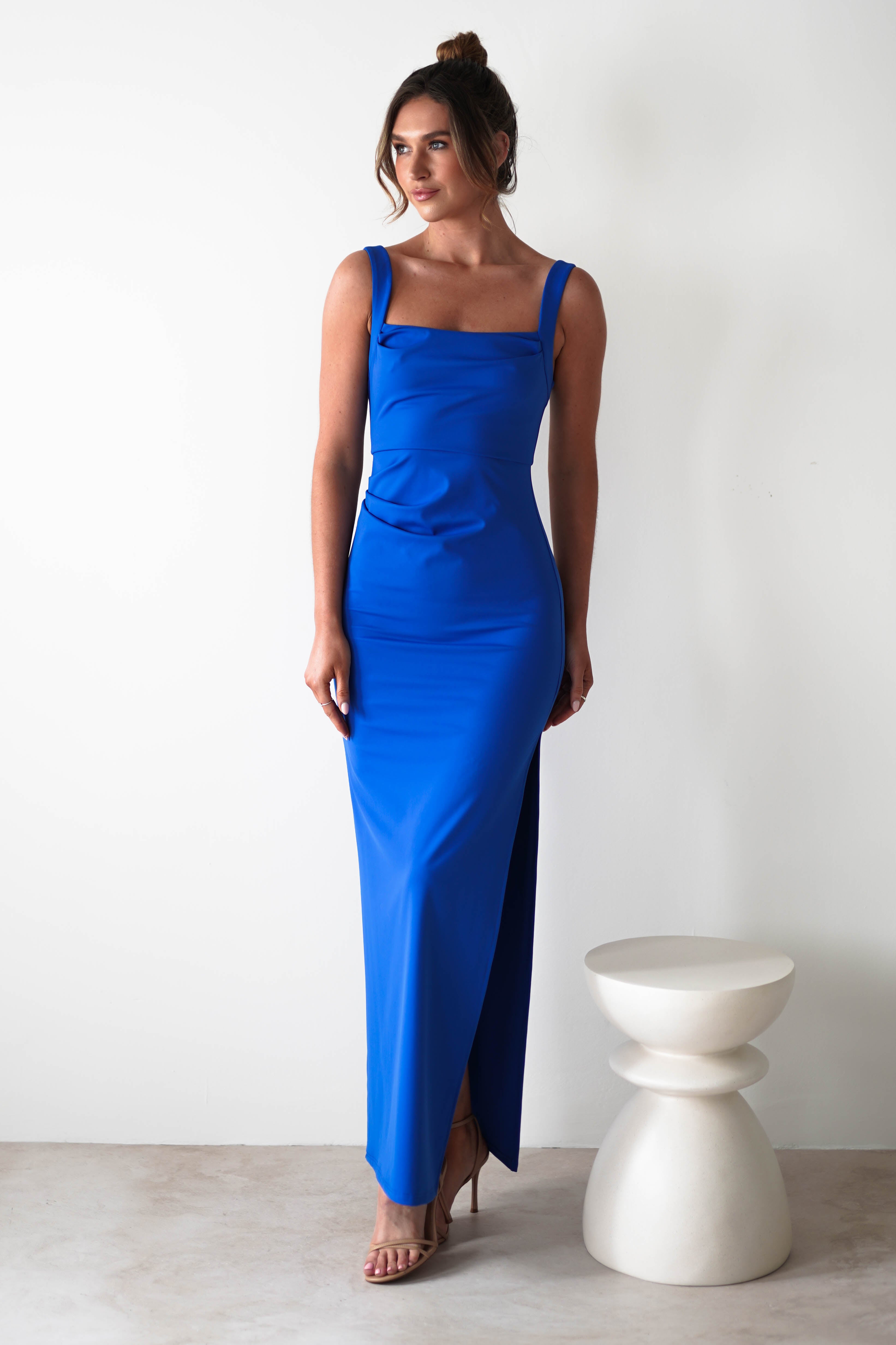 Peta Bodycon Maxi Dress | Cobalt Blue