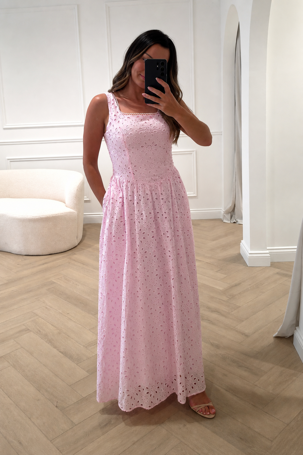 cotton on pink dresses ASOS LUXE - Maxi Dress - Women - Cotton - 2 US