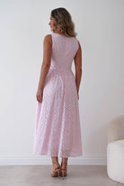 Oh Hello Clothing Women > Clothing > Dresses Petal Skater Cotton Maxi Dress | Pink