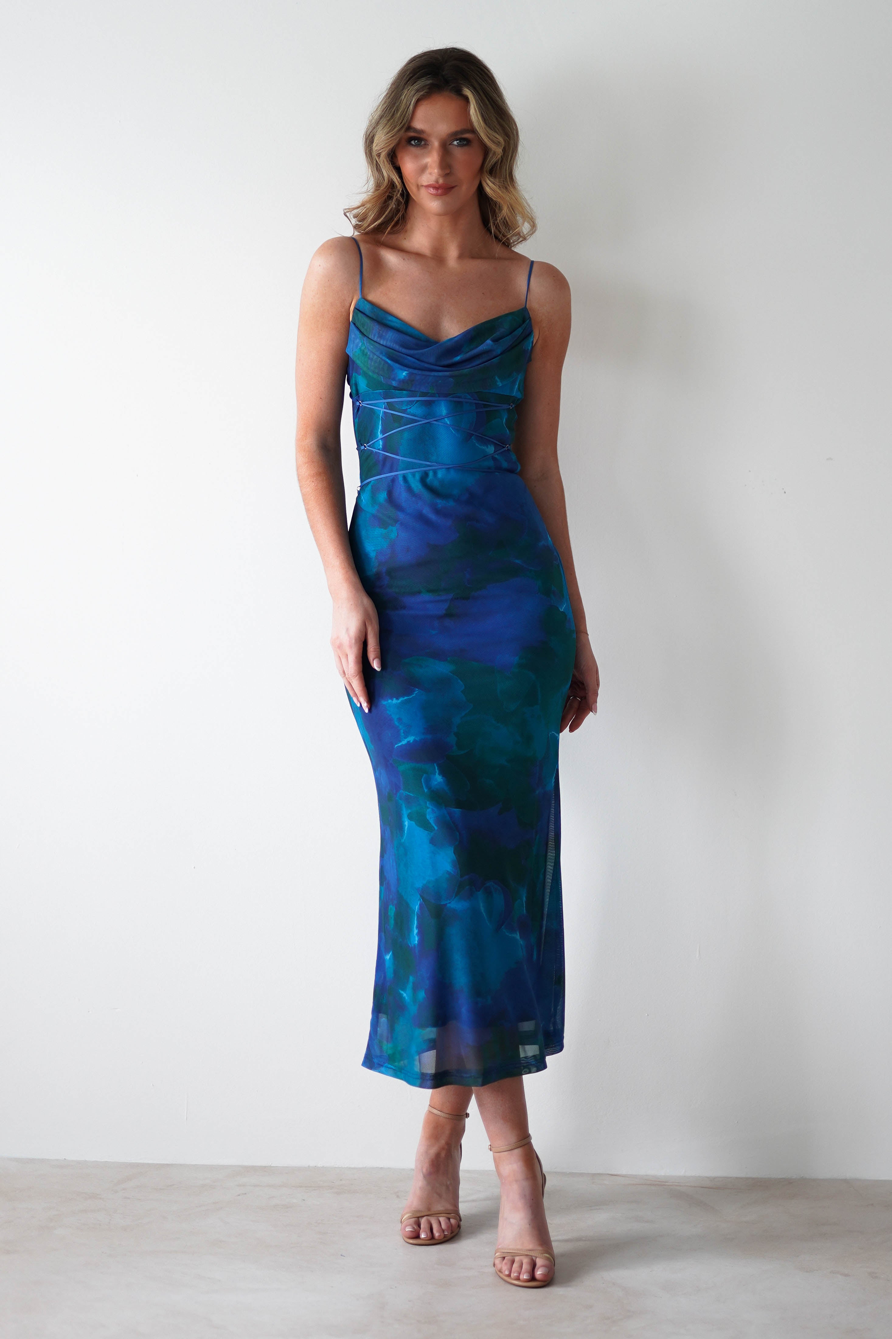 Raquel Bodycon Midaxi Dress | Blue Print