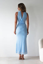 Ravello Strapless Maxi Dress Blue | Wedding Guest Dress | Maxi | Oh Hello Clothing