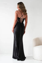 Oh Hello Clothing Dresses > Prom Dresses Raya Embellished Corset Gown | Black