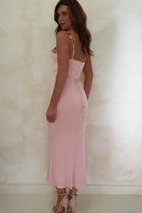 Rowan Bodycon Maxi Dress | Baby Pink