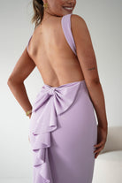 Oh Hello Clothing Women > Clothing > Dresses Samantha Bow Detail Maxi Dress | Lilac