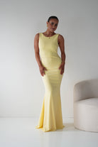 Oh Hello Clothing Women > Clothing > Dresses Samantha Bow Detail Maxi Dress | Yellow