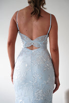 Oh Hello Clothing Women > Clothing > Dresses Santorini Butterfly Detail Embellished Gown | Blue