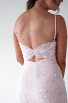 Oh Hello Clothing Women > Clothing > Dresses Santorini Butterfly Detail Embellished Gown | Pink