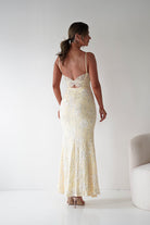 Oh Hello Clothing Women > Clothing > Dresses Santorini Butterfly Detail Embellished Gown | Yellow