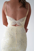 Oh Hello Clothing Women > Clothing > Dresses Santorini Butterfly Detail Embellished Gown | Yellow