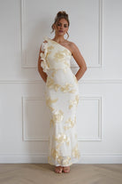 Oh Hello Clothing Women > Clothing > Dresses Siren Bodycon Maxi Dress | Light Yellow