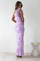 Siren Bodycon Maxi Dress Lilac | Wedding Guest Dress | Bodycon | Maxi | Oh Hello Clothing