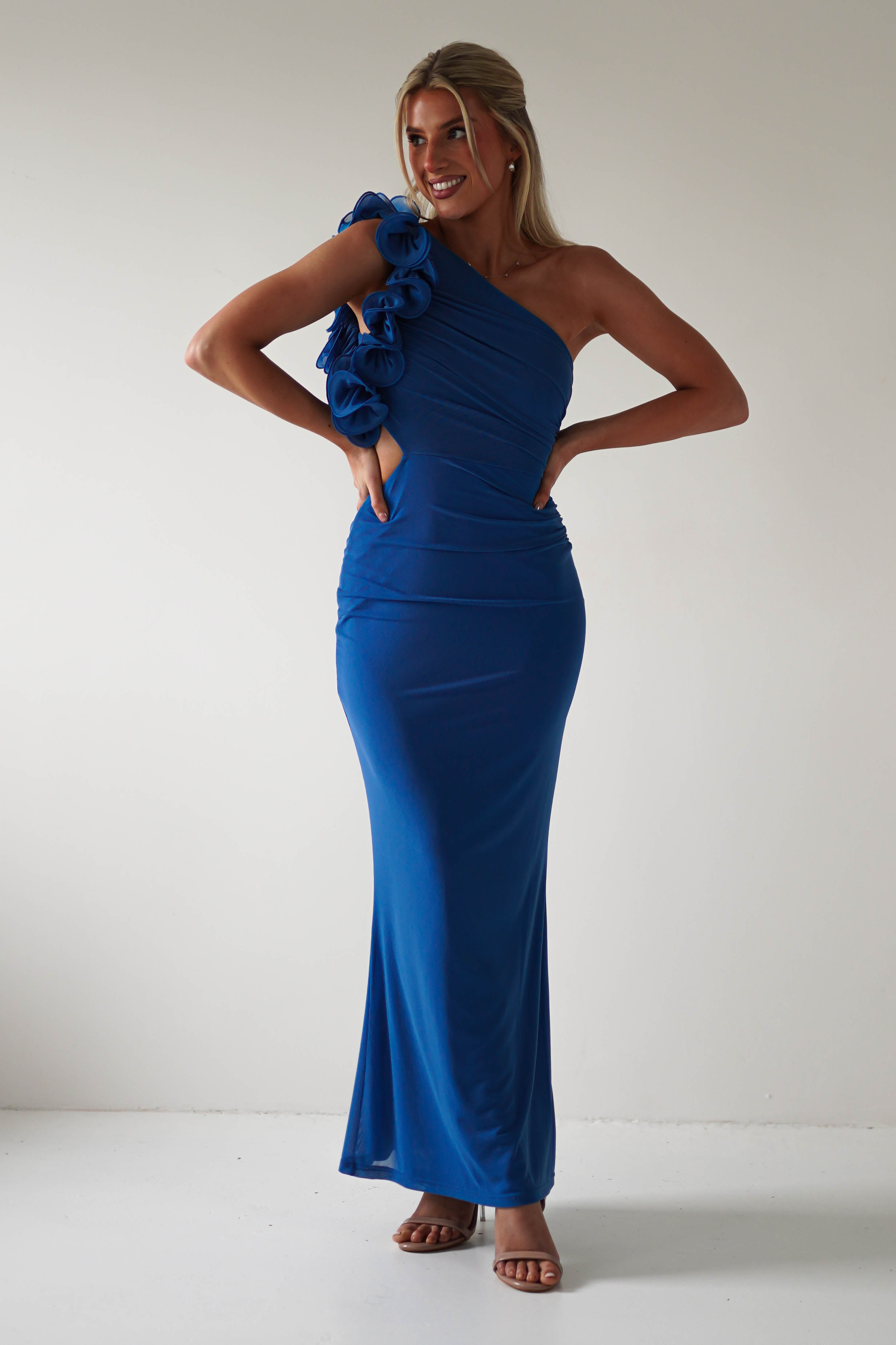 Sydney Bodycon Maxi Dress | Blue