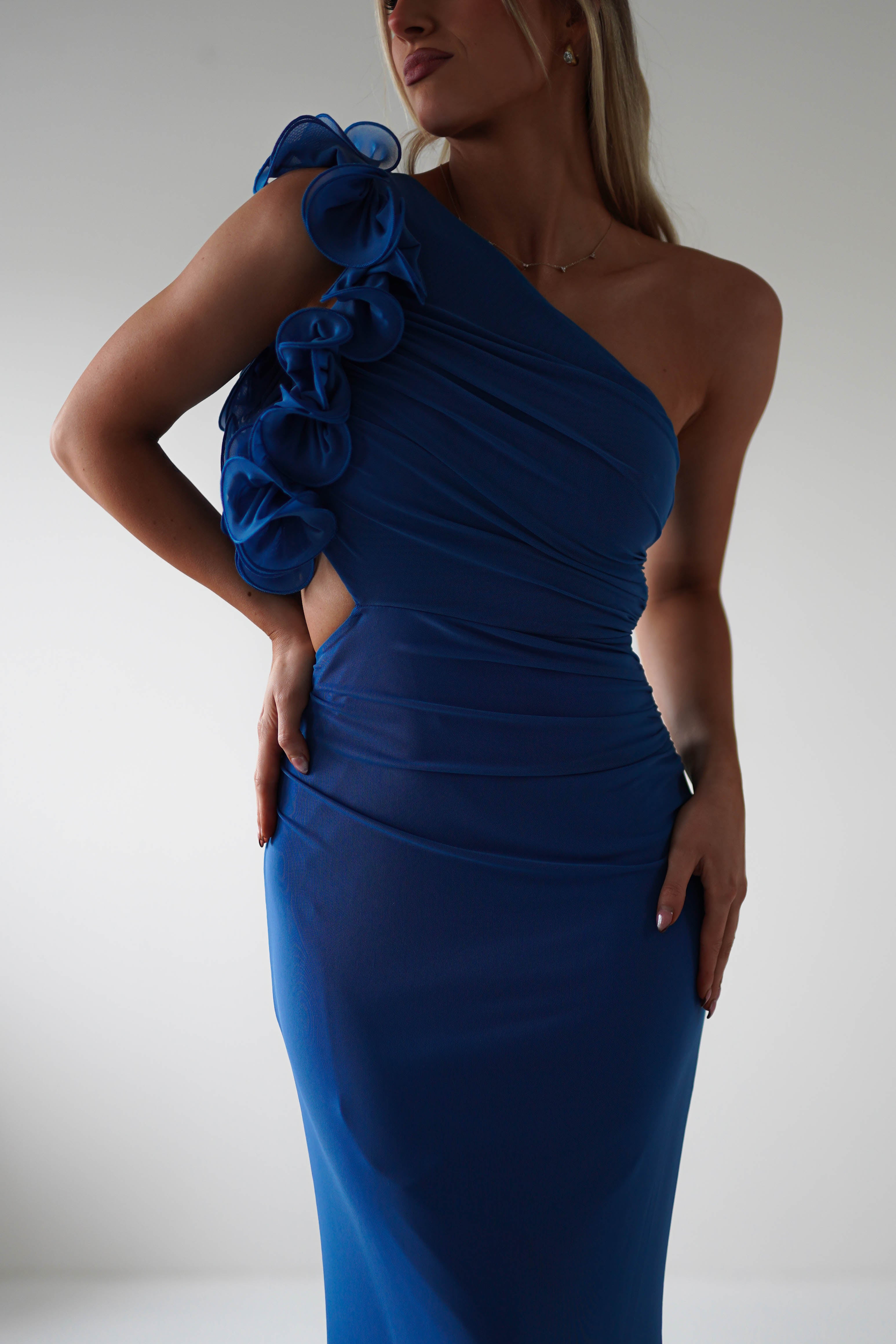 Sydney Bodycon Maxi Dress | Blue